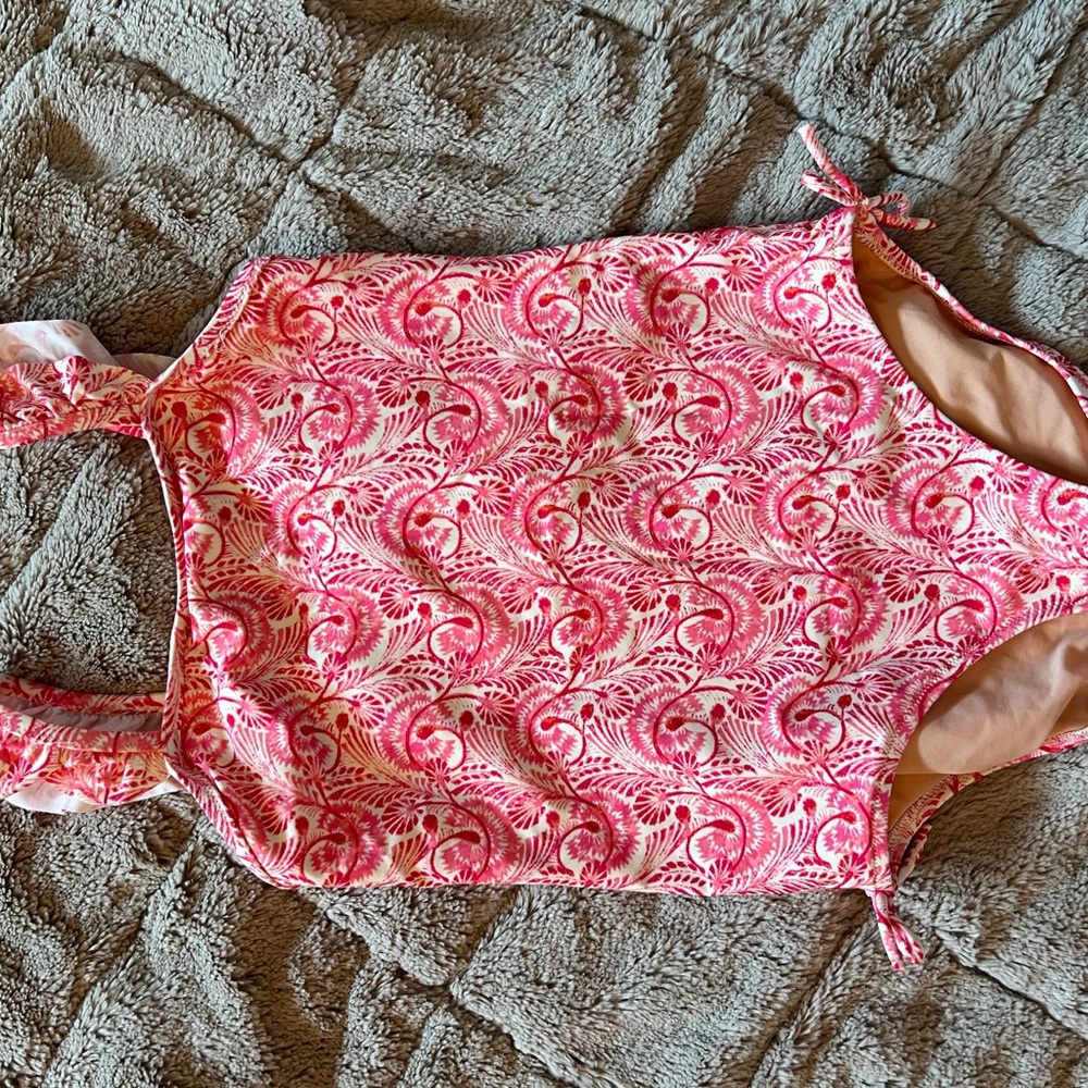 Crewcuts Pink Patterned Swimsuit